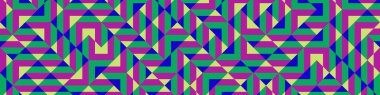 Color Rhombus tile tessellation pattern illustration