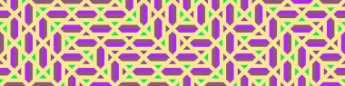 Color Rhombus tile tessellation pattern illustration