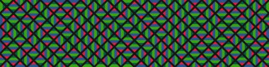 Color Rhombus tile tessellation pattern illustration