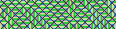 Color Rhombus tile tessellation pattern illustration