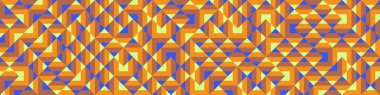 Color Rhombus tile tessellation pattern illustration