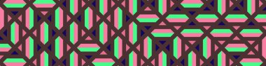 Color Rhombus tile tessellation pattern illustration