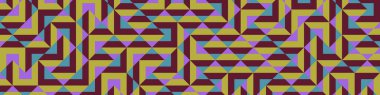 Color Rhombus tile tessellation pattern illustration