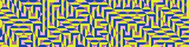 Color Rhombus tile tessellation pattern illustration
