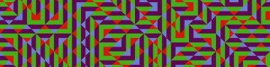 Color Rhombus tile tessellation pattern illustration