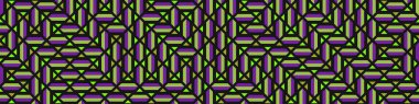 Color Rhombus tile tessellation pattern illustration
