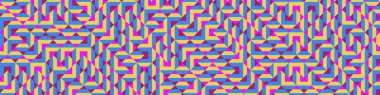 Color Rhombus tile tessellation pattern illustration