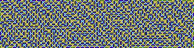 Color Rhombus tile tessellation pattern illustration