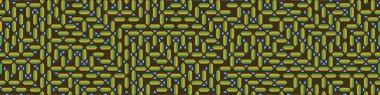Color Rhombus tile tessellation pattern illustration