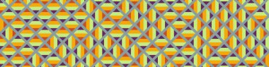Color Rhombus tile tessellation pattern illustration