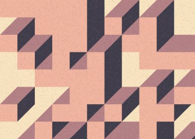 Edward Zajecs 2. Cubo 'nun 1971' deki uygulaması. Esasen 8 taştan oluşan bir Truchet fayans seti ve yerleştirme sanatı illüstrasyonu için kurallar.