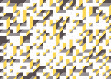 Edward Zajecs 2. Cubo 'nun 1971' deki uygulaması. Esasen 8 taştan oluşan bir Truchet fayans seti ve yerleştirme sanatı illüstrasyonu için kurallar.