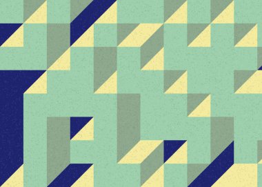 Edward Zajecs 2. Cubo 'nun 1971' deki uygulaması. Esasen 8 taştan oluşan bir Truchet fayans seti ve yerleştirme sanatı illüstrasyonu için kurallar.