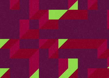 Edward Zajecs 2. Cubo 'nun 1971' deki uygulaması. Esasen 8 taştan oluşan bir Truchet fayans seti ve yerleştirme sanatı illüstrasyonu için kurallar.