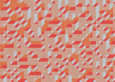 Edward Zajecs 2. Cubo 'nun 1971' deki uygulaması. Esasen 8 taştan oluşan bir Truchet fayans seti ve yerleştirme sanatı illüstrasyonu için kurallar.