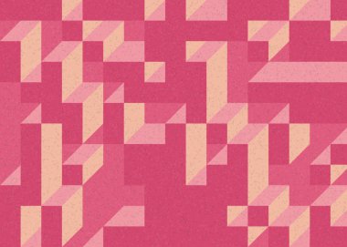 Edward Zajecs 2. Cubo 'nun 1971' deki uygulaması. Esasen 8 taştan oluşan bir Truchet fayans seti ve yerleştirme sanatı illüstrasyonu için kurallar.