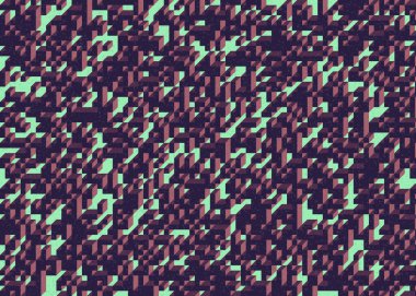 Edward Zajecs 2. Cubo 'nun 1971' deki uygulaması. Esasen 8 taştan oluşan bir Truchet fayans seti ve yerleştirme sanatı illüstrasyonu için kurallar.