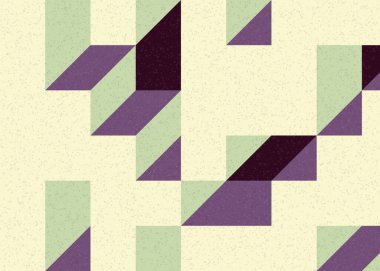 Edward Zajecs 2. Cubo 'nun 1971' deki uygulaması. Esasen 8 taştan oluşan bir Truchet fayans seti ve yerleştirme sanatı illüstrasyonu için kurallar.