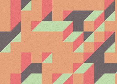 Edward Zajecs 2. Cubo 'nun 1971' deki uygulaması. Esasen 8 taştan oluşan bir Truchet fayans seti ve yerleştirme sanatı illüstrasyonu için kurallar.