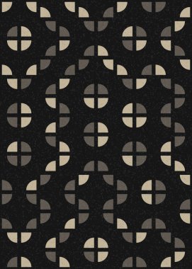 Soyut Geometrik Desen üretken hesaplama sanatı çizimi