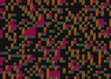 Edward Zajecs 2. Cubo 'nun 1971' deki uygulaması. Esasen 8 taştan oluşan bir Truchet fayans seti ve yerleştirme sanatı illüstrasyonu için kurallar.