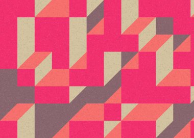 Edward Zajecs 2. Cubo 'nun 1971' deki uygulaması. Esasen 8 taştan oluşan bir Truchet fayans seti ve yerleştirme sanatı illüstrasyonu için kurallar.