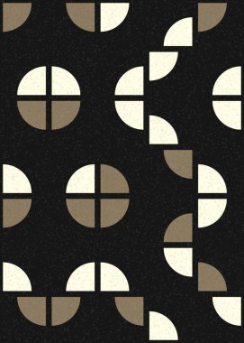 Soyut Geometrik Desen üretken hesaplama sanatı çizimi