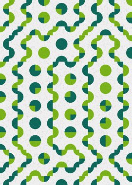 Soyut Geometrik Desen üretken hesaplama sanatı çizimi