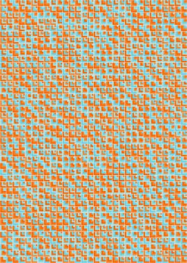 Soyut Geometrik Desen üretken hesaplama sanatı çizimi