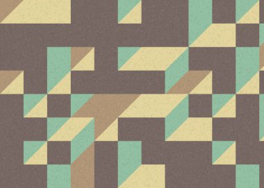 Edward Zajecs 2. Cubo 'nun 1971' deki uygulaması. Esasen 8 taştan oluşan bir Truchet fayans seti ve yerleştirme sanatı illüstrasyonu için kurallar.