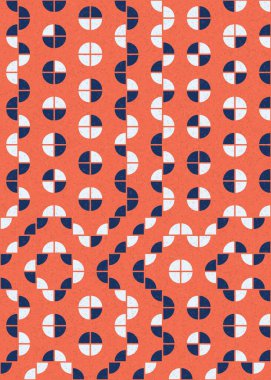 Soyut Geometrik Desen üretken hesaplama sanatı çizimi