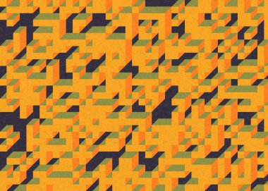 Edward Zajecs 2. Cubo 'nun 1971' deki uygulaması. Esasen 8 taştan oluşan bir Truchet fayans seti ve yerleştirme sanatı illüstrasyonu için kurallar.