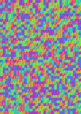 Soyut Geometrik Desen üretken hesaplama sanatı çizimi