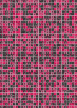 Soyut Geometrik Desen üretken hesaplama sanatı çizimi