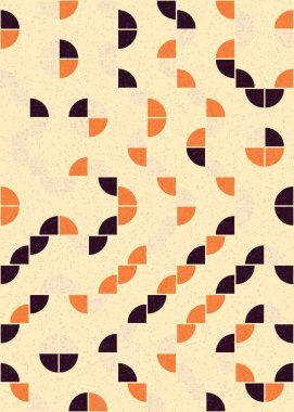 Soyut Geometrik Desen üretken hesaplama sanatı çizimi