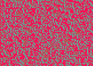 Edward Zajecs 2. Cubo 'nun 1971' deki uygulaması. Esasen 8 taştan oluşan bir Truchet fayans seti ve yerleştirme sanatı illüstrasyonu için kurallar.