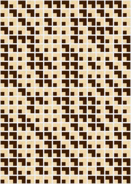 Soyut Geometrik Desen üretken hesaplama sanatı çizimi