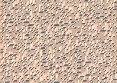 Edward Zajecs 2. Cubo 'nun 1971' deki uygulaması. Esasen 8 taştan oluşan bir Truchet fayans seti ve yerleştirme sanatı illüstrasyonu için kurallar.