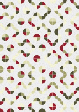 Soyut Geometrik Desen üretken hesaplama sanatı çizimi