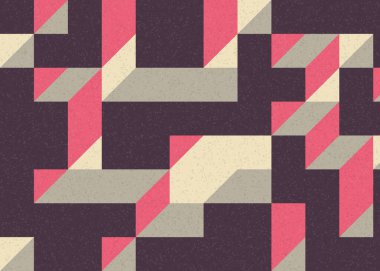 Edward Zajecs 2. Cubo 'nun 1971' deki uygulaması. Esasen 8 taştan oluşan bir Truchet fayans seti ve yerleştirme sanatı illüstrasyonu için kurallar.