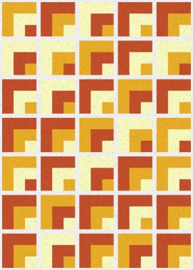 Soyut Geometrik Desen üretken hesaplama sanatı çizimi