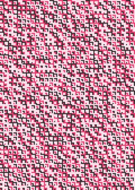 Soyut Geometrik Desen üretken hesaplama sanatı çizimi