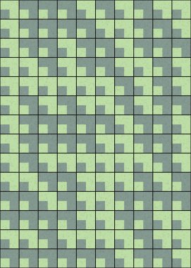 Soyut Geometrik Desen üretken hesaplama sanatı çizimi