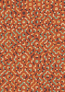 Soyut Geometrik Desen üretken hesaplama sanatı çizimi