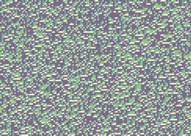 Edward Zajecs 2. Cubo 'nun 1971' deki uygulaması. Esasen 8 taştan oluşan bir Truchet fayans seti ve yerleştirme sanatı illüstrasyonu için kurallar.