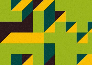 Edward Zajecs 2. Cubo 'nun 1971' deki uygulaması. Esasen 8 taştan oluşan bir Truchet fayans seti ve yerleştirme sanatı illüstrasyonu için kurallar.