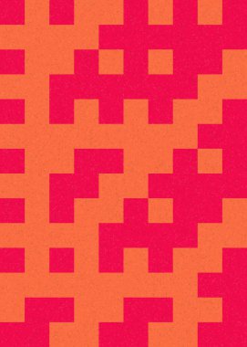 Soyut Geometrik Desen üretken hesaplama sanatı çizimi