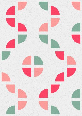 Soyut Geometrik Desen üretken hesaplama sanatı çizimi