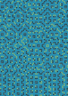 Soyut Geometrik Desen üretken hesaplama sanatı çizimi