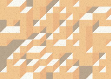 Edward Zajecs 2. Cubo 'nun 1971' deki uygulaması. Esasen 8 taştan oluşan bir Truchet fayans seti ve yerleştirme sanatı illüstrasyonu için kurallar.